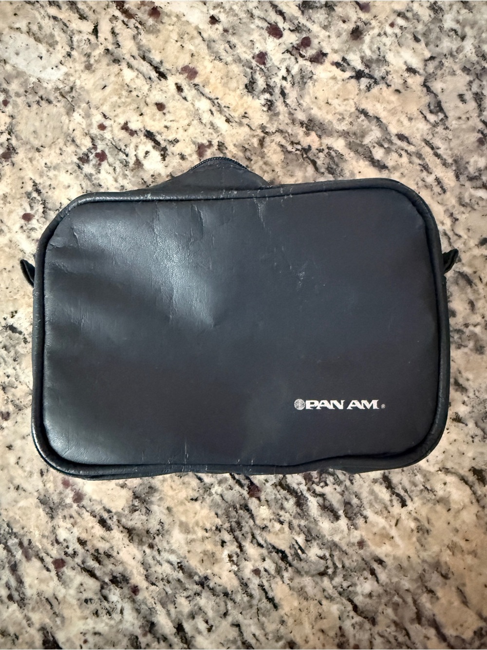 Pan Am Black Travel Toiletry Pouch